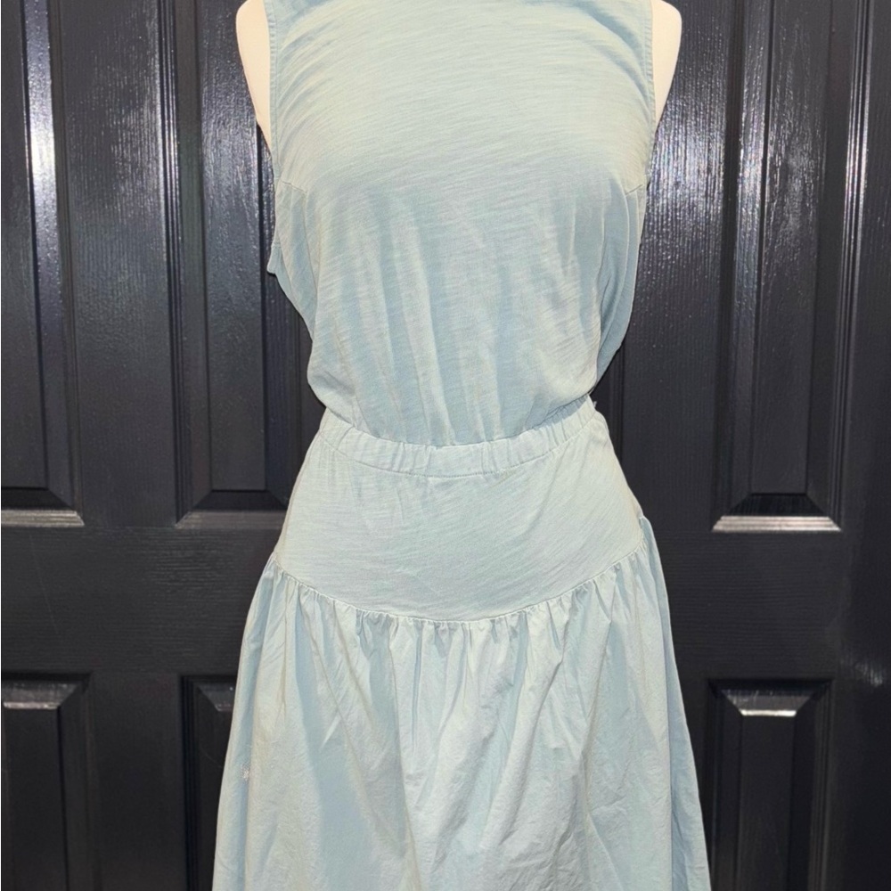 Nation Sleeveless Dress In Light Blue